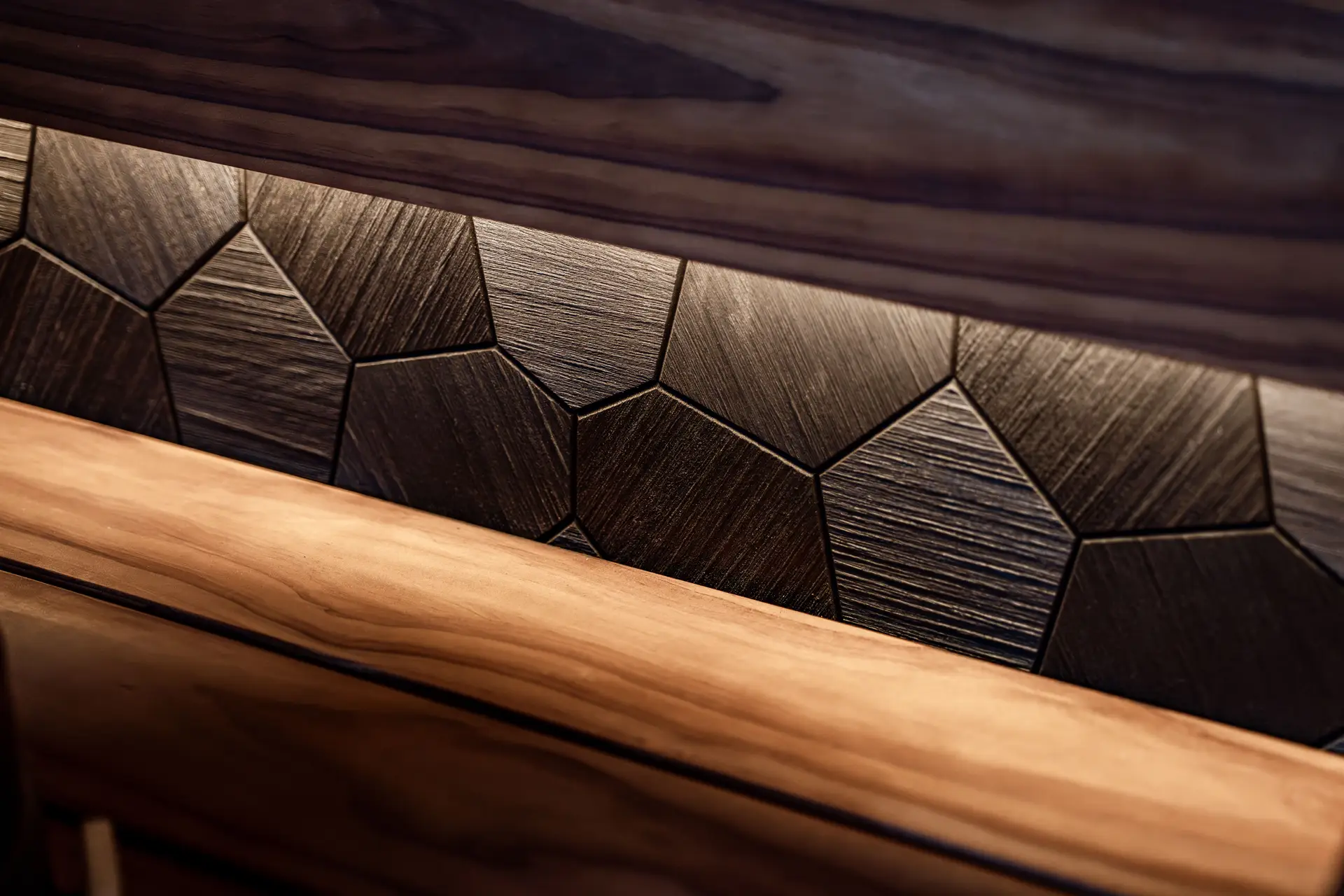 Acoustic cedar joinery in Edinburgh private residence